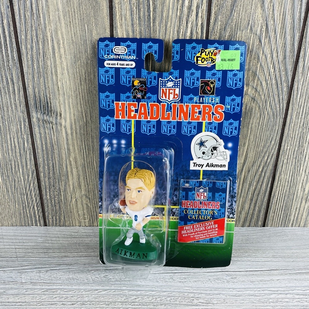 Dallas Cowboys TROY AIKMAN CORINTHIAN HEADLINERS 1996 Football NFL